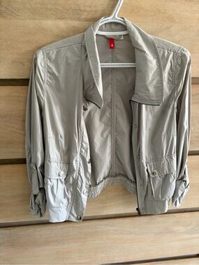 Vintage H&M Light Gray Windbreaker Jacket